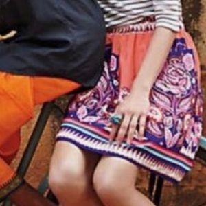 Anthro Edme & Esyllte Phosphorescence Silk Skirt